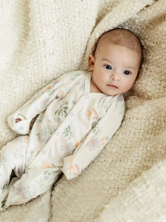 (Preventa – Entrega en 3-4 semanas) Mono Enterizo con Pies - Modern Daisy