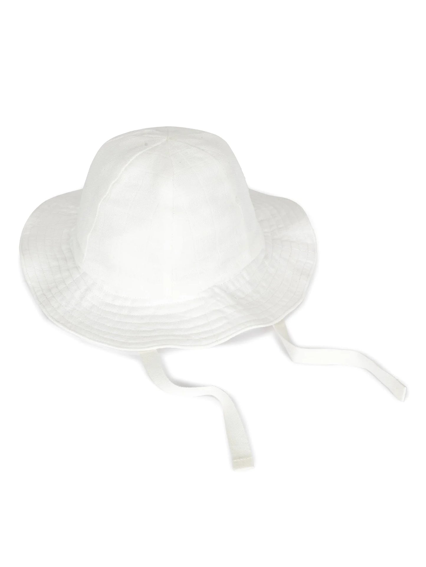 Sombrero para bebé hecho de muselina 100% algodón orgánico – ligero, transpirable y perfecto para proteger del sol