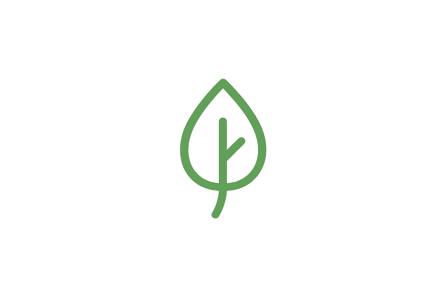 Small Organic Leaf Icon